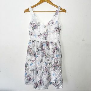 Anthropologie Maeve Peony Garden Dress Sz 4